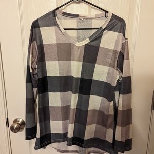 Women's long sleeve tee, soft and silky.
